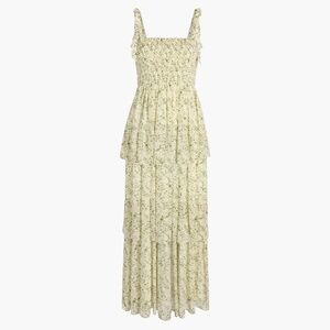 NWT!! Hill House Home The Elise Nap Dress - Yellow Basketweave Vine (L)